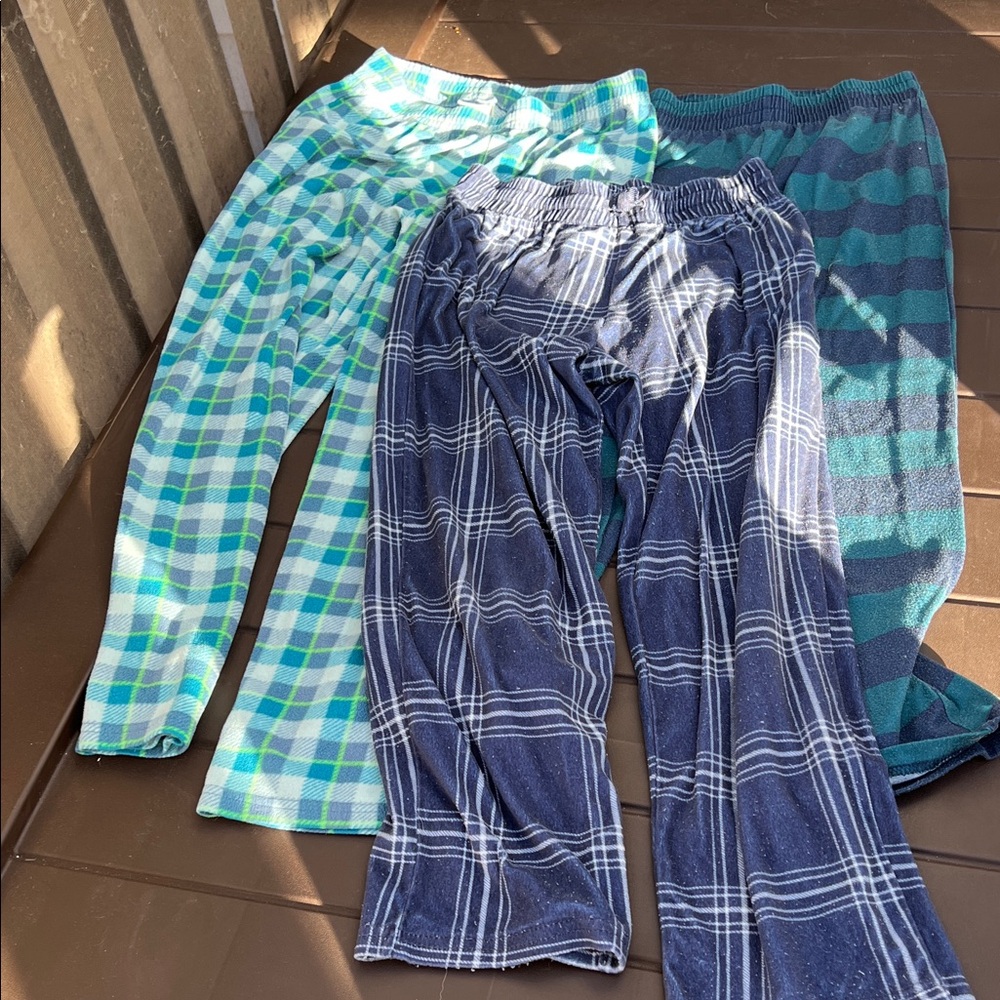 Cat & Jack Kids Pajama Bottoms - Blue, Green, and Teal
